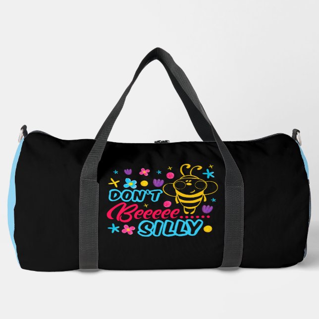 Sei nicht albern Cartoon  Duffle Bag (Vorderseite)