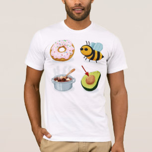 Sei nicht blöd Rebus (Vorderseite) T-Shirt
