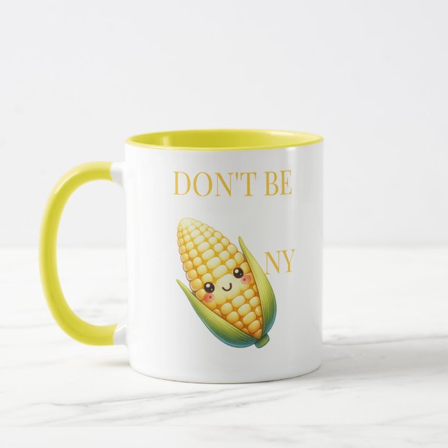 Sei nicht Corny Tasse (Links)