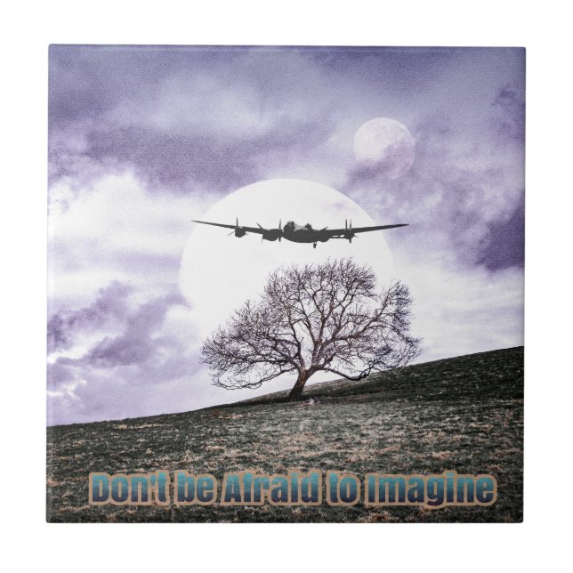 Sei nicht davor, dir vorzustellen fliese (Vorderseite)