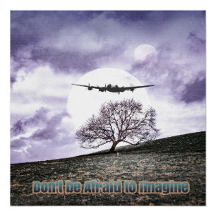 Sei nicht davor, dir vorzustellen poster