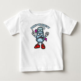 Sei nicht salzig, lustige Illustration Baby T-shirt