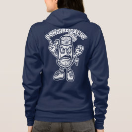 Sei nicht salzig, lustige Illustration Hoodie