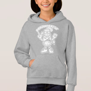 Sei nicht salzig, lustige Illustration Hoodie