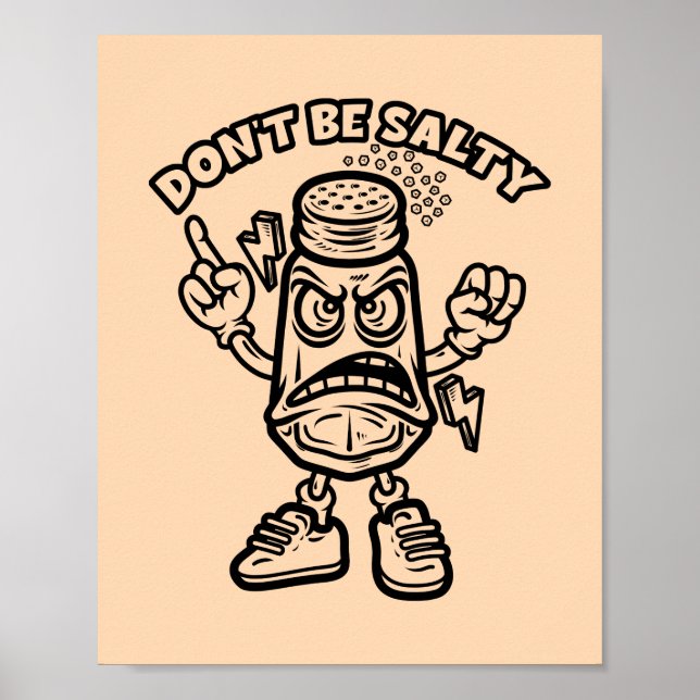 Sei nicht salzig poster (Vorne)