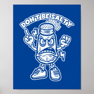 Sei nicht salzig poster
