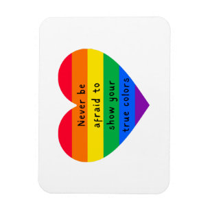 Sei nie ängstlich magnet