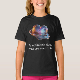 Sei optimistisch, was du sein willst T-Shirt