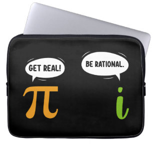 Sei Real Sei Rational Lustige Mathe Pi Tag Geek Laptopschutzhülle