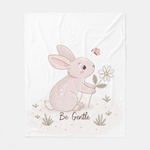 Sei sanft, Baby-Bunny – Minimalistischer skandinav Fleecedecke