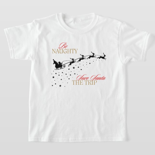 Sei schmutzig Gerettet Weihnachten die Reise Weihn T-Shirt (Ablage )