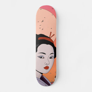 Sei schön Geisha Girl Skateboard