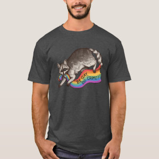 SEI SCHWUL, MACH VERBRECHEN Regenbogenflagge Pride T-Shirt
