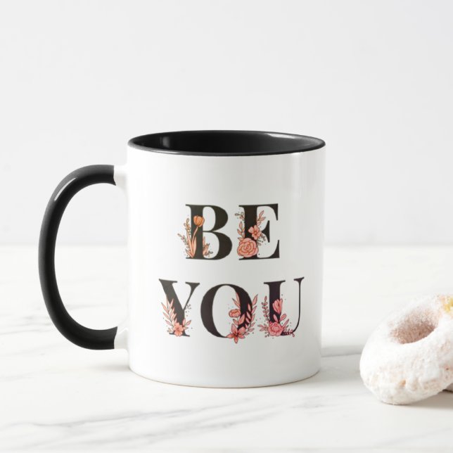 Sei Sie - Retro-Tasse Tasse (Mit Donut)