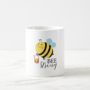Sei stark, ein Summen der Positivität Kaffeetasse