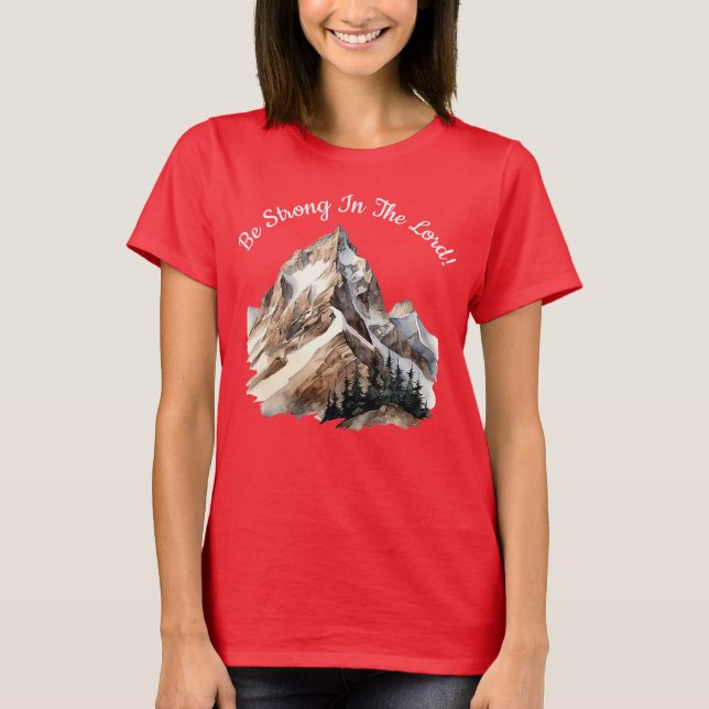 Sei stark im Herrn! T-Shirt (Vorderseite)
