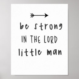 Sei stark im Lord Poster