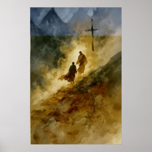 Sei Stark Und Mutig Josua 19 Christliche Wanddekor Poster