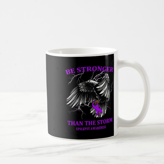 Sei stärker als die Sturmgrippeepidemie Kaffeetasse (Rechts)