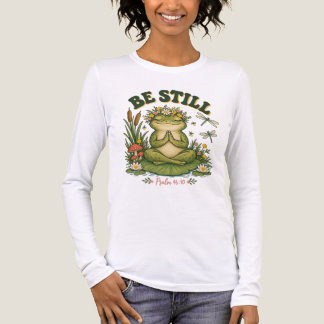 Sei Still Christlicher Glaube Damen T-Shirt Tri-Blend Shirt