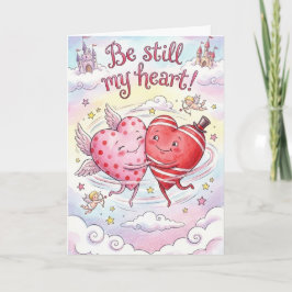 Sei still mein Herz - Personalisiertes Valentinsge Karte
