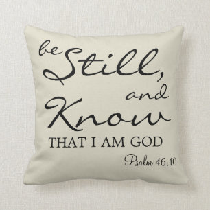 Sei still Pillow Kissen