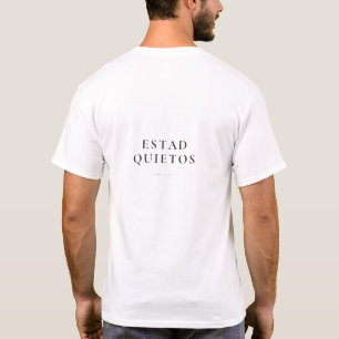 SEI STILL Spanisches christliches T-Shirt - Psalm