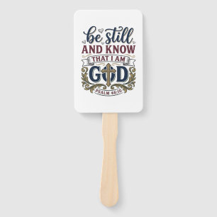 Sei Still Und Erkenne Christlicher Psalm 460 Shirt Fächer