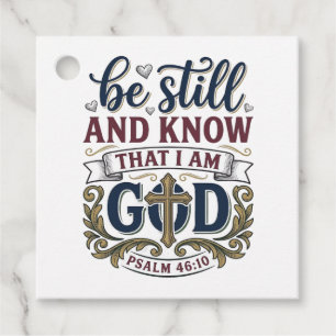 Sei Still Und Erkenne Christlicher Psalm 460 Shirt Geschenkanhänger