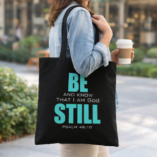 Sei still und erkenne Gott Psalm 46,10a Kirchentüt Tasche