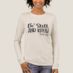 Sei Still Und Erkenne Psalm 46 V 10 Damen Tri-Blend Shirt