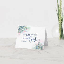 Sei still und weiß, dass ich Gott bin, S 46:10