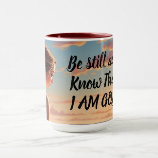 Sei still und wisse, dass ich Gott bin, individuel Tasse
