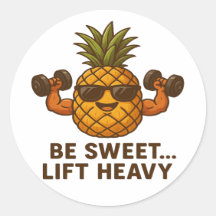 Sei süß, heb schwer Ananas Fitnessstudio Fitness l