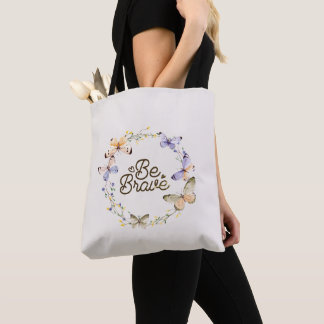 Sei tapfer, Lila Schmetterling. Tasche