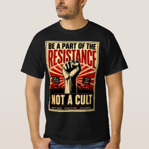 Sei Teil des Widerstands Vintage-Aktivismus T-Shirt