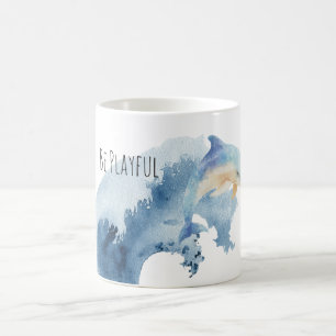 Sei verspielt Dophin Kaffeetasse