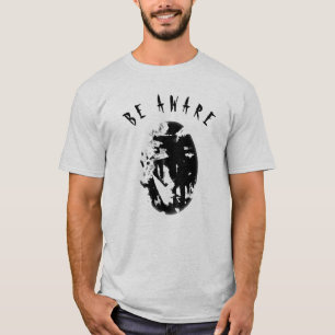 "Sei wachsam" Schwarzer Humor, Inspirierend Klein T-Shirt