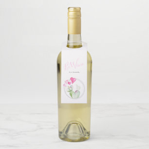 Sei Wein Herzförmiger Kaktus Flaschenanhänger