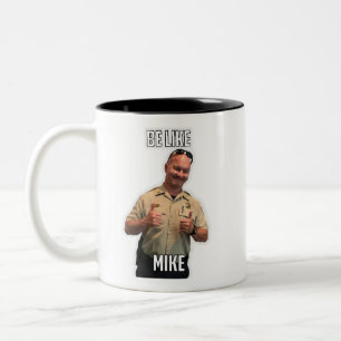 Sei wie Mike-Kaffee-Tasse Zweifarbige Tasse