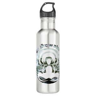 Sei wie Wasser täglich zen Edelstahlflasche