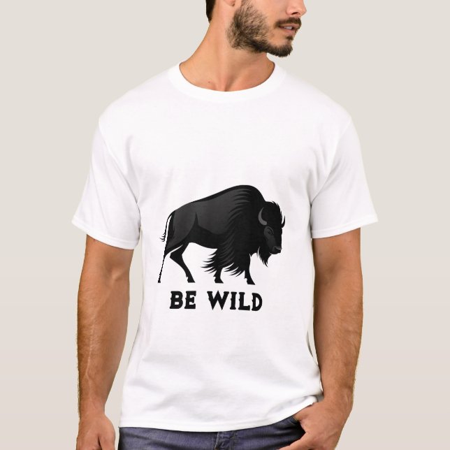 Sei Wilder Bison T-Shirt (Vorderseite)