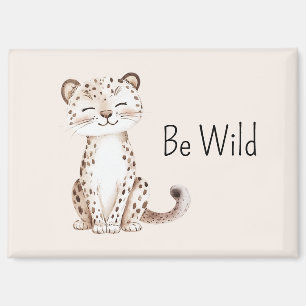 Sei wilder Gepard Magnet