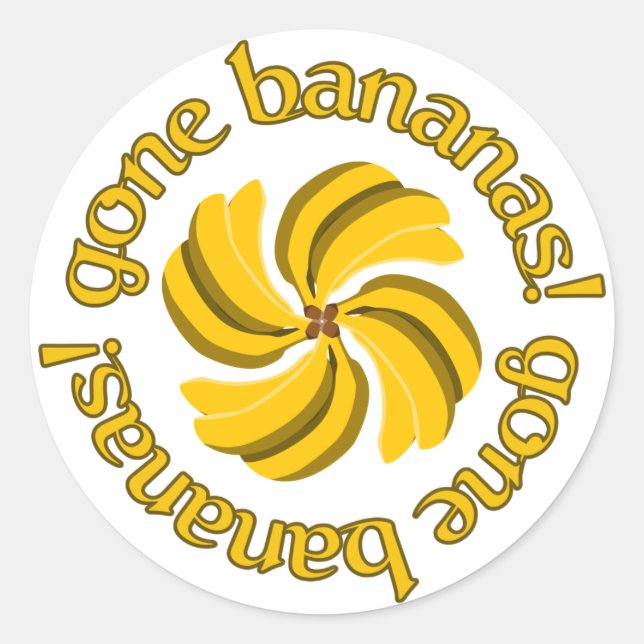 Seid Bananen! Aufkleber (Vorderseite)