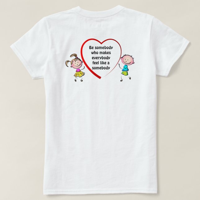 Seid jemand T-Shirt (Design Rückseite)