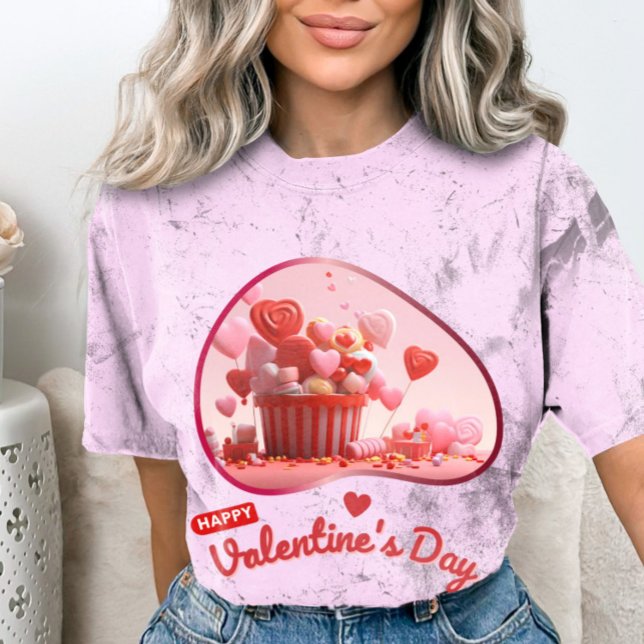 Seid mein Valentin? - Sweetheart's Embrace T-Shirt (Von Creator hochgeladen)