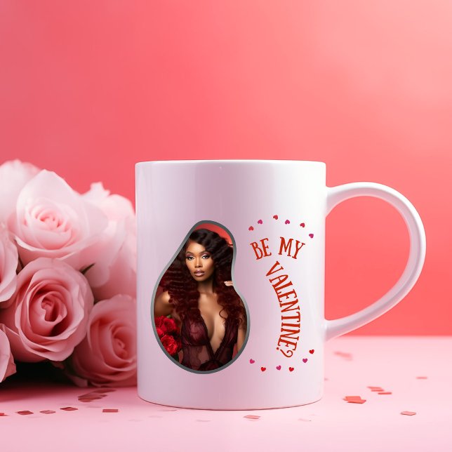 Seid mein Valentin? - Tender Kisses Zweifarbige Tasse (Von Creator hochgeladen)