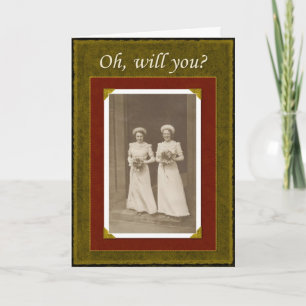 Seid meine Bridesmaid? Einladung