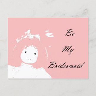 Seid meine Postkarte für Bridesmädchen