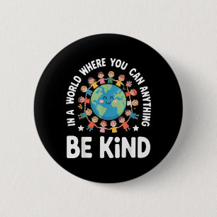 Seid nett Inspirierender Tag der Kinderwelt Button